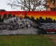 Murale antifascista a Niguarda ripulito dalle scritte neonaziste